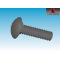 CARRIAGE BOLTS, FULL THRD UP TO 6", USB, ASTM A307, ZP_107